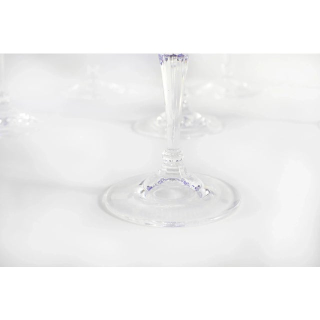 French Vintage French Cut Crystal Barware Service- Set of 11 For Sale - Image 3 of 10