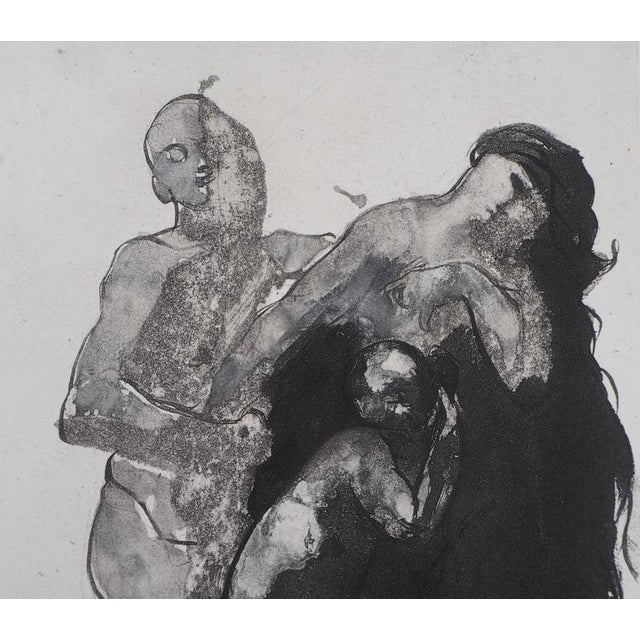 After Auguste Rodin, Nude, Pastoral, Engraving For Sale - Image 3 of 6