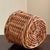 Late-20th Century Natural Wicker Planter Basket For Sale - Image 13 of 15