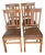 Mission Arts & Crafts Set 4 Chairs Oak For Sale