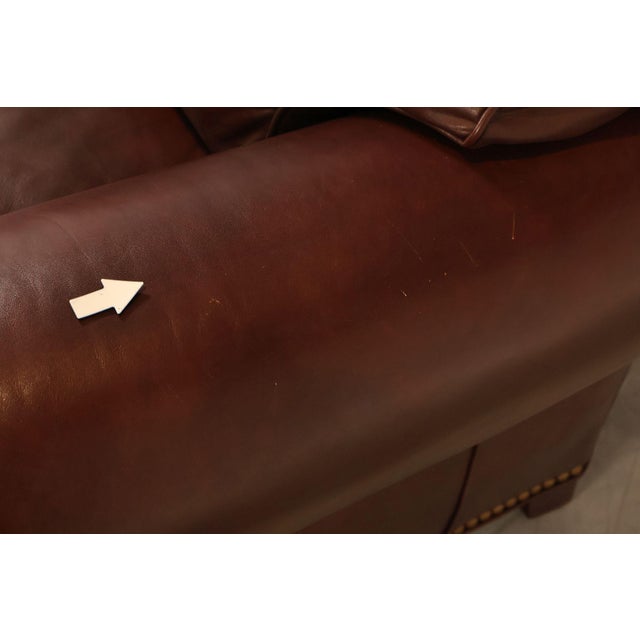 Hancock & Moore Traditional Leather Sofa For Sale - Image 16 of 18
