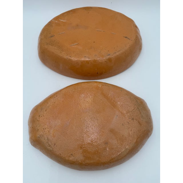 Mid 20th Century Vintage Tlaquepaque Pottery Nesting Bowl 2 Pc Serving Set For Sale - Image 5 of 7