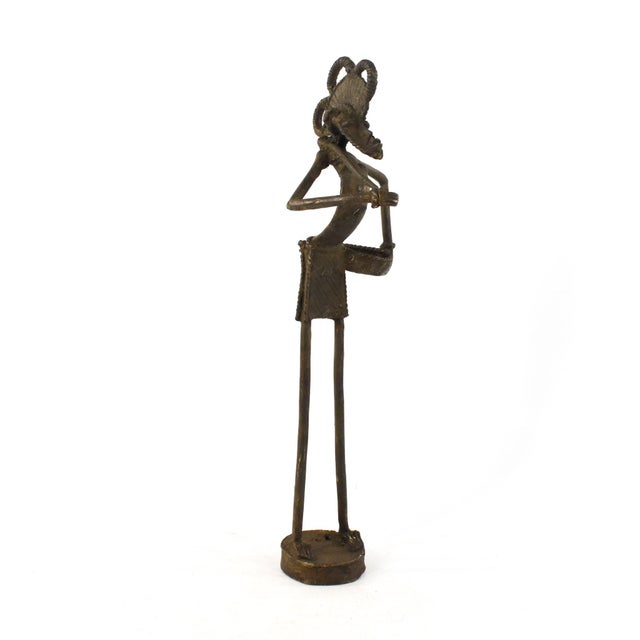 Mid 20th Century African Metal Figure For Sale - Image 9 of 9