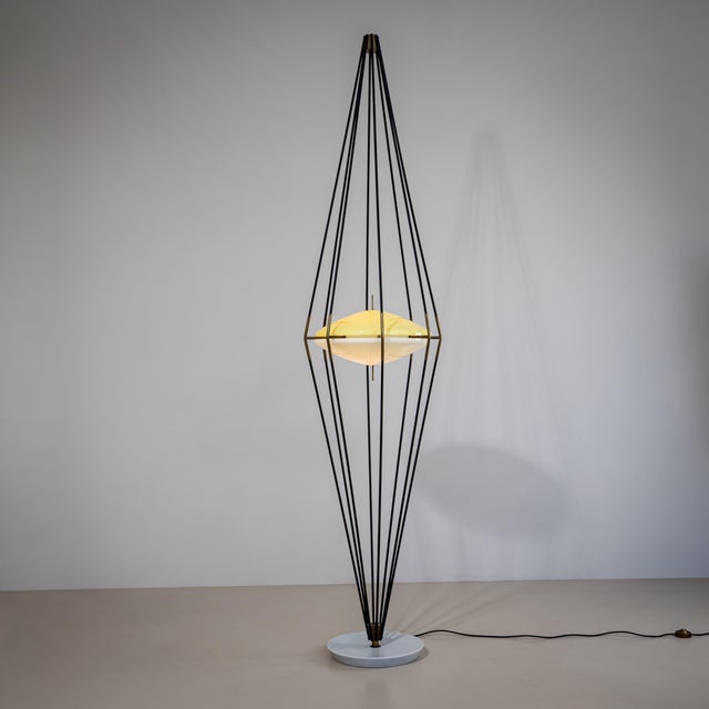 1950s Floor Lamp Model 12628 “Siluro” by Angelo Lelli for Arredoluce, Italy For Sale - Image 9 of 9