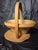 Vintage Solid Oak Collapsible Basket For Sale - Image 4 of 11