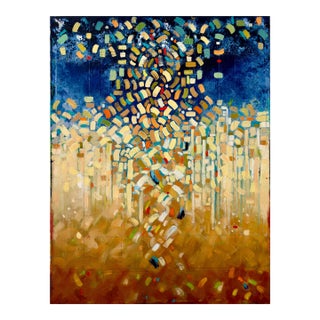 "Dance of Light" Abstract Oil Painting by Paula DeStefanis For Sale