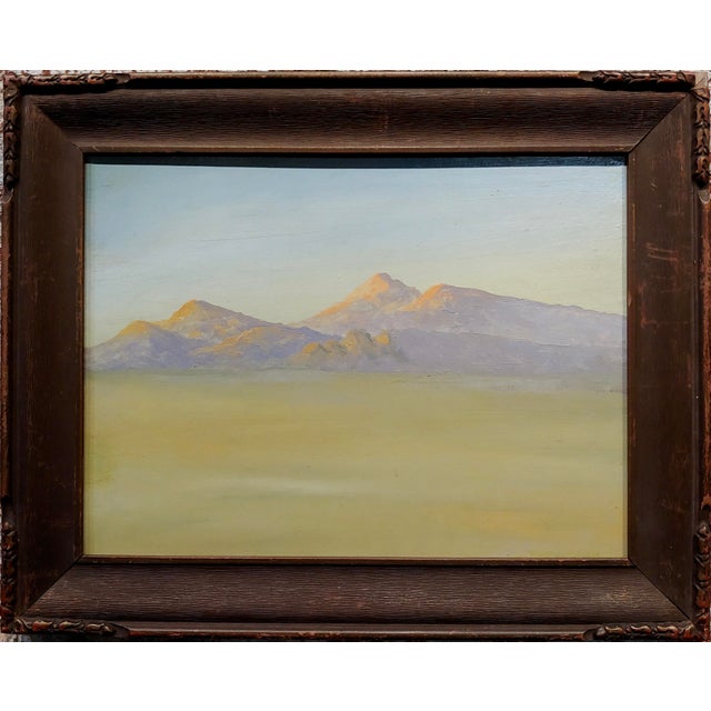 1960s Americana Oil Painting Of California Desert Landscape By Robert Wood Chairish