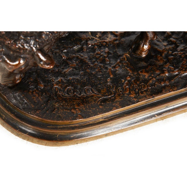 Authentic Lifetime Bronze Sculpture of “Grazing Ewe” by Rosa Bonheur Ca. 1860s For Sale - Image 16 of 18
