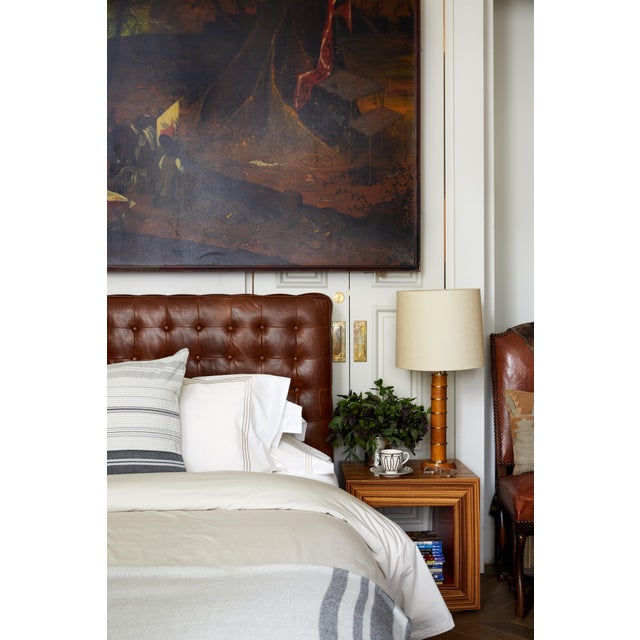 Lorimer Bedding King Flat Sheet in Dolphin Grey For Sale - Image 4 of 6