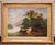 Wood 19th Century French River Landscape Oil on Canvas in Carved Gilt Frame, Signed For Sale - Image 7 of 12