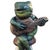 Anthropomorphic Frog Playing Guitar Mushroom Cement Sculpture Yard Art Statue For Sale - Image 15 of 18
