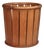 Vintage Paper Basket by Hans J. Wegner for Aarhus City Hall, Oak, Denmark, 1940s For Sale
