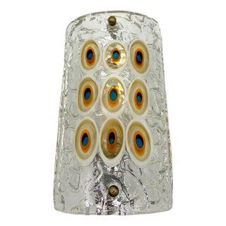 Vintage Wall Light in Murano Glass attributed to I3, 1970s For Sale