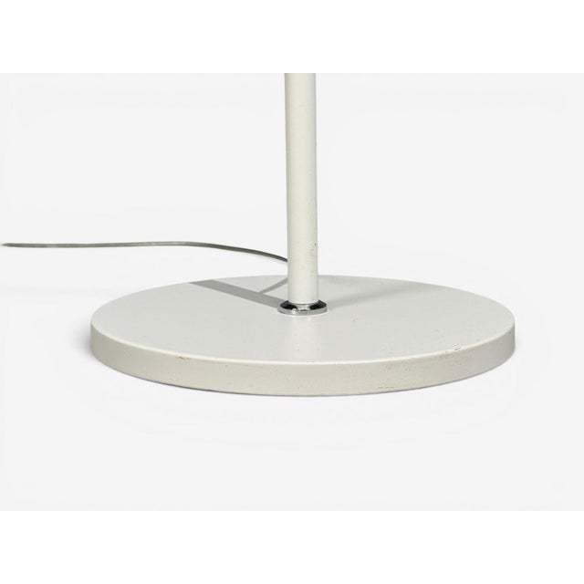 Ah Belysing, Floor Lamp, White Lacquered Metal, Red Fabric, Sweden, 2000s For Sale - Image 10 of 11