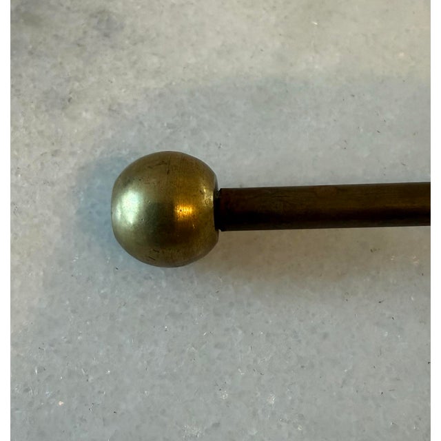 Brass Vintage Brass Deer Head Candle Snuffer For Sale - Image 8 of 10