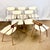 Mid-Century Modern 1960s Mid-Century Modern Boho Chic Americana Folding Chairs - Set of 7 For Sale - Image 3 of 7