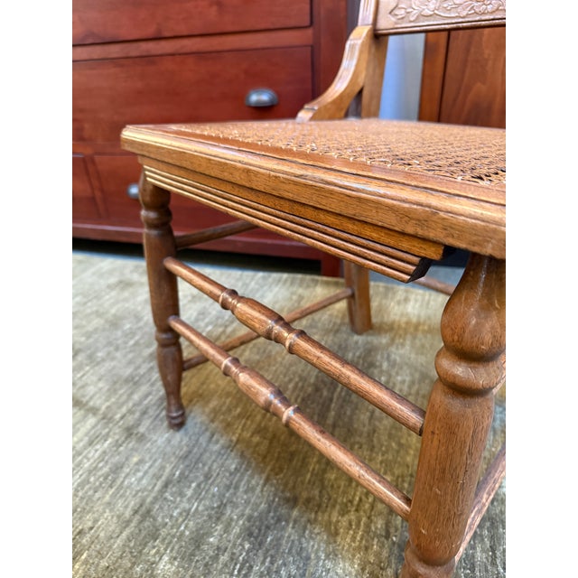 Brown Victorian Ladderback Dining Chairs, Set of Four For Sale - Image 8 of 14