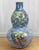 Vintage 29" Chinese Kangxi Qing Porcelain Dragon Double-Gourd Floor Vase For Sale - Image 4 of 11