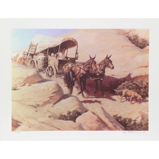 Harvey William Johnson, the Emigrants, Lithograph For Sale