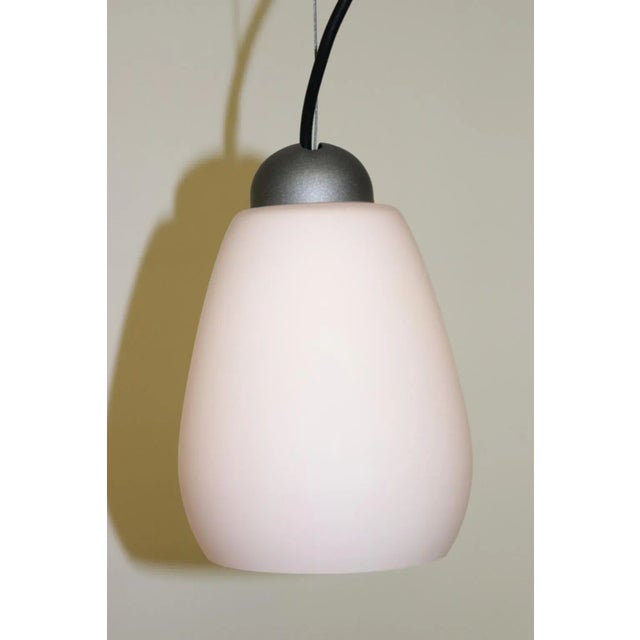 Rose 1990s Rosanna Toso Murano Pendant Lamp Rose Glass For Sale - Image 8 of 9