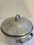 Vintage Hammered Aluminum Lidded Ice Bucket With Floral Details For Sale - Image 4 of 9