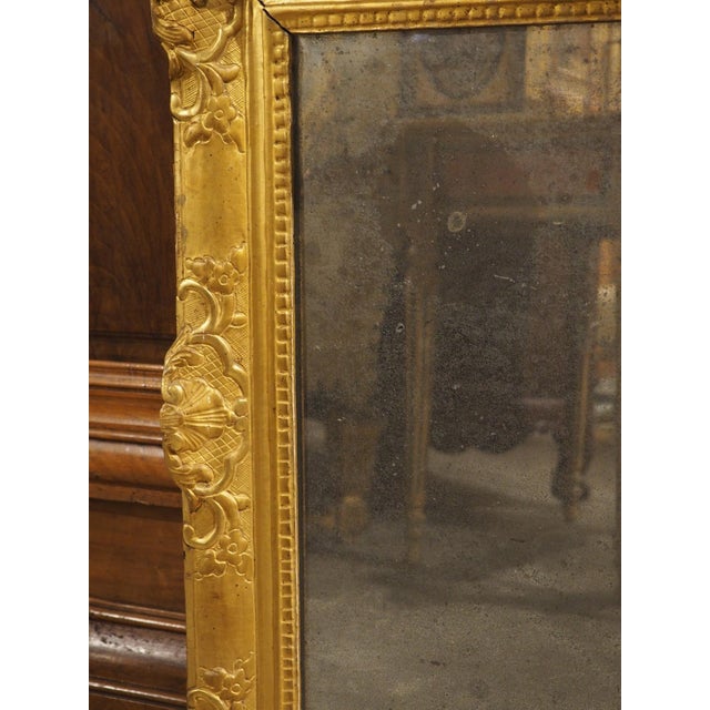 Period French Regence Giltwood Mirror, Circa 1720 For Sale - Image 4 of 18