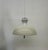 White Mid-Century Space Age Hanging Lamp, 1970s For Sale - Image 8 of 17