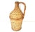 Mid 20th Century Mid 20th Century Woven Wicker Wrapped Glass Demijohn For Sale - Image 5 of 12
