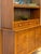 Vintage Hutch by Paine Furniture MCM China Cabinet, Parquet Doors, Glass Sliding For Sale In Tampa - Image 6 of 18