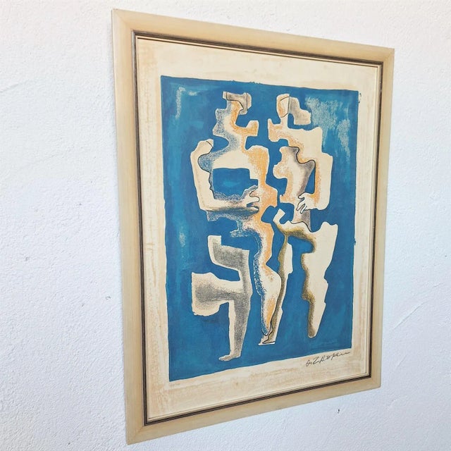 Zadkine Ossip, The Two Ossips, 1963, Lithograph, Framed, in Flawless conditions. Designed 1960 to 1969 This piece has an...
