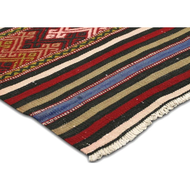 Traditional 1950s Turkish Kilim For Sale - Image 3 of 6