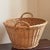 Tan Vintage French Style Wicker Laundry Basket For Sale - Image 8 of 16