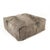 The Tibetan Goat Fur Ottoman from Zentique is a large round ottoman with a removable light grey Tibetan goat fur cover on...
