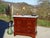 Chest of Drawers in Mahogany Veneer with White Marble Top For Sale - Image 11 of 18