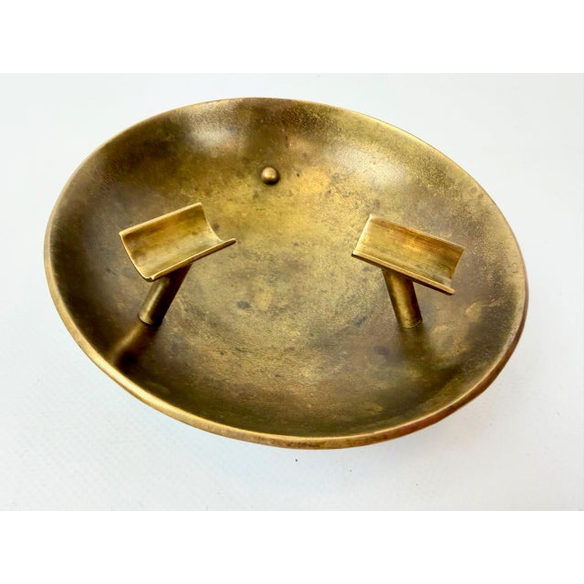 1950s Mid-Century Modern Bronze Ashtray by Carl Auböck, Austria, 1950s For Sale - Image 5 of 8