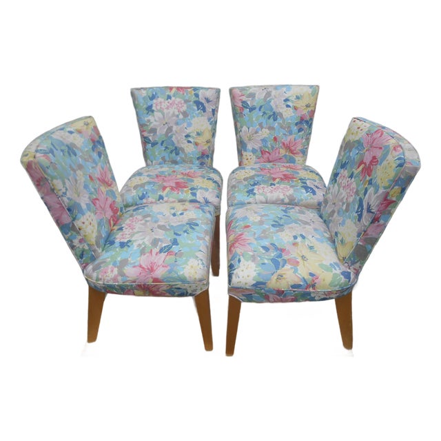 Gorgeous Set of Sunroom Dining Chairs- 4 Chairs For Sale