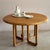 Round Mid-Century Danish Style Warm Wood Dining Table For Sale - Image 4 of 14