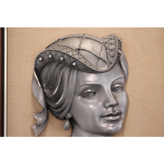 Wood Woman Wall Decor, 1970s, Set of 2 For Sale - Image 7 of 18