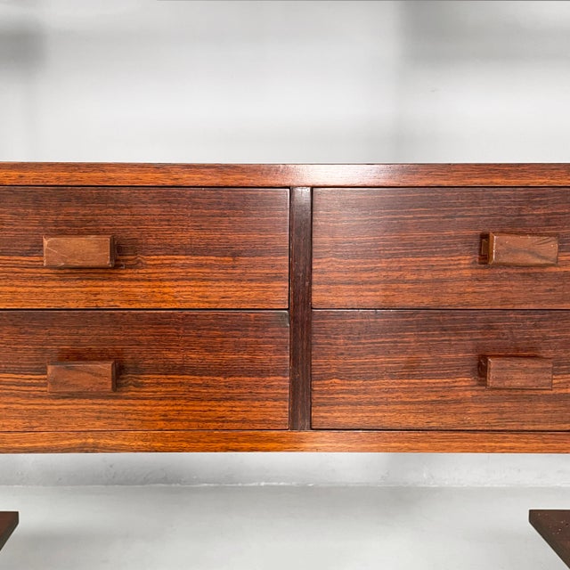 Mid-Century Modern Italian Modular Bookcase in Wood and Metal, 1960s For Sale - Image 6 of 18