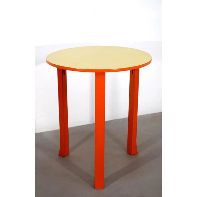 Lacquered wooden table, Italian production of the 60s. Good condition, small shortcomings in the feet, normal wear and...