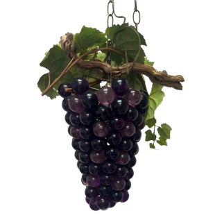 Mid-Century Grape Pendant Light Fixture Circa 1950s For Sale