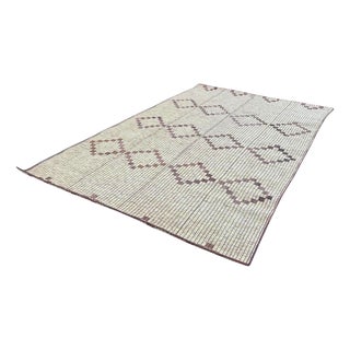 Mauritanian Tuareg Rug in Plant Fibers and Leather, 1990s For Sale