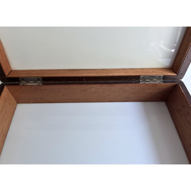 Mid 20th Century Vitrolite Lined Lidded Humidor For Sale - Image 15 of 18
