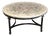 Onyx Coffee Table With Floral Mosaic Inlay, Mid-Century Modern, Brazil For Sale