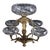 Mid-Late 20th Century Regency Style Bronze and Cut Glass Centerpiece Epergne For Sale