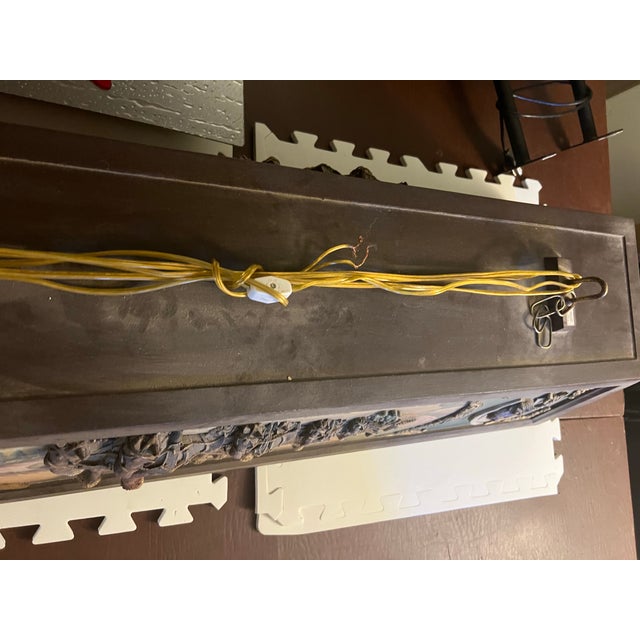 Vintage Budweiser Rare Collectible Clydesdale and Wagon Billiards Light For Sale - Image 11 of 12