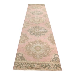 1960s Neutral Entryway Rug For Sale