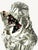 Traditional Lenox Pave Jewels Olde World Santa Crystal Figurine Germany 7" Box For Sale - Image 3 of 12