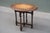 Antique Carved Tiger Oak Folding Tea Coffee Table Barley Twist End of XIXth Century For Sale - Image 4 of 13