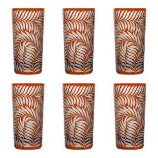 ARTEL Willow Highball in Rust - Set of 6 For Sale